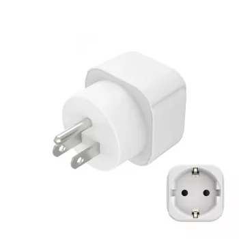 Hama 00223438 Adaptador de enchufe Tipo B Tipo C (Euroenchufe)+Tipo F Blanco