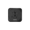 Hama 00223454 Adaptador de enchufe Tipo E/F Hybrid Universal Negro