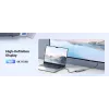 Hub USB Type-C UGREEN 20956A con HDMI y USB 3.0, 5 Gbit/s, 4K 3840x2160, Plata