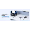 Hub USB Type-C UGREEN 20956A con HDMI y USB 3.0, 5 Gbit/s, 4K 3840x2160, Plata