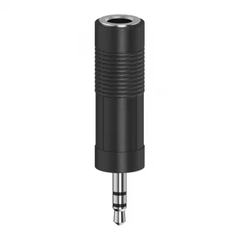Cable de audio Hama 00205196 3,5mm a 6,35mm Negro
