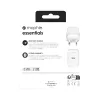 mophie essentials 20W USB-C PD Fuente de alimentación universal Blanca Carga rápida por CA Interior