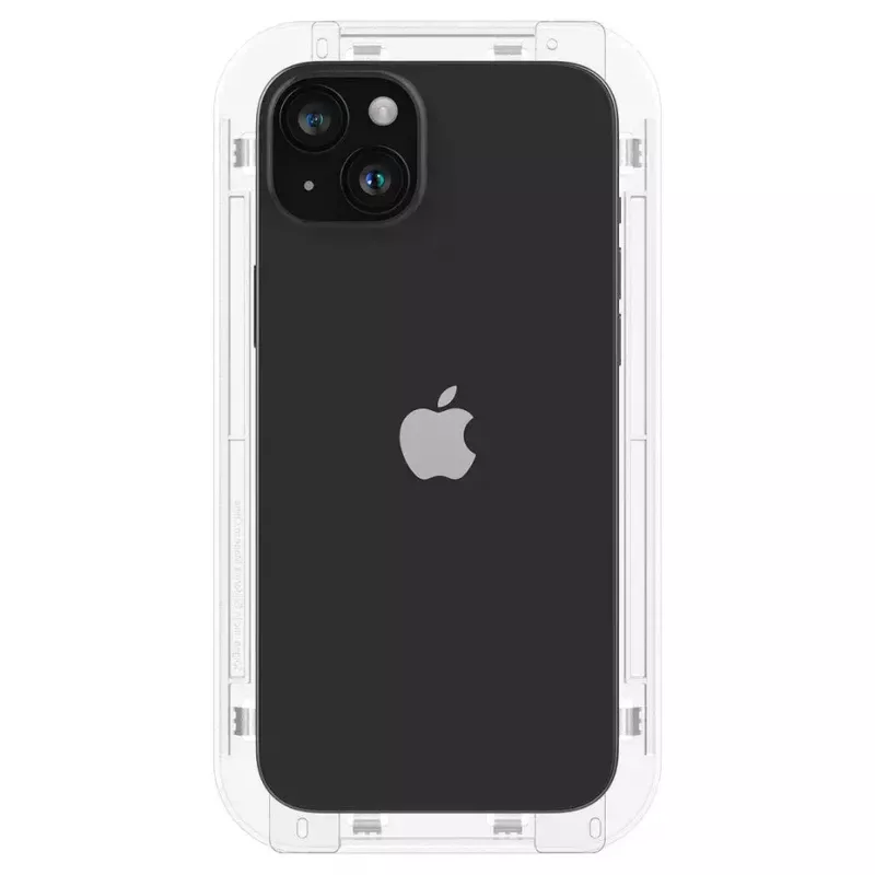Spigen iPhone 15 Glas.tR EZ Fit Protector de pantalla de cristal templado Transparente