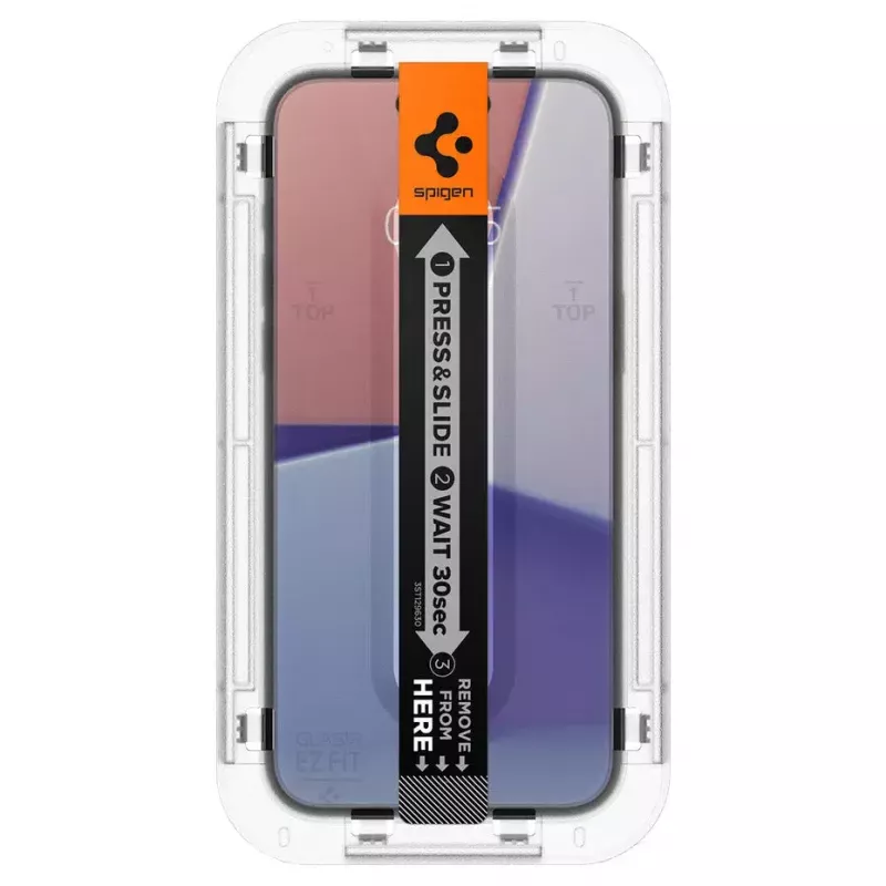 Spigen iPhone 15 Glas.tR EZ Fit Protector de pantalla de cristal templado Transparente