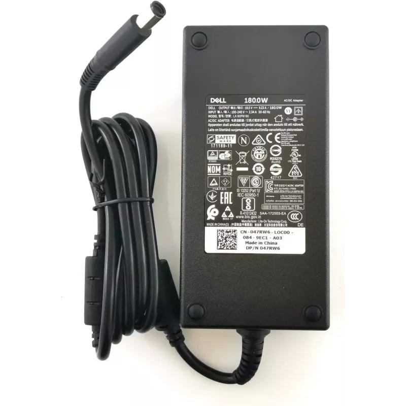DELL 47RW6 Fuente de alimentación/adaptador de corriente Interior 180 W