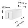Hama 00221011 Caja organizadora de cables universal Blanca