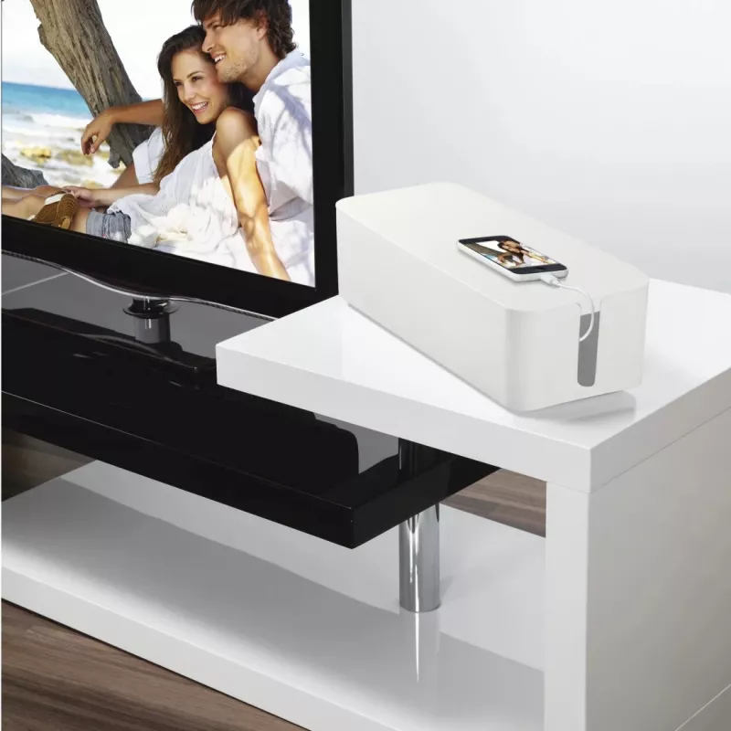 Hama 00221011 Caja organizadora de cables universal Blanca