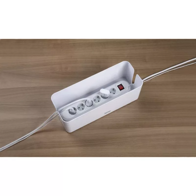 Hama 00221011 Caja organizadora de cables universal Blanca