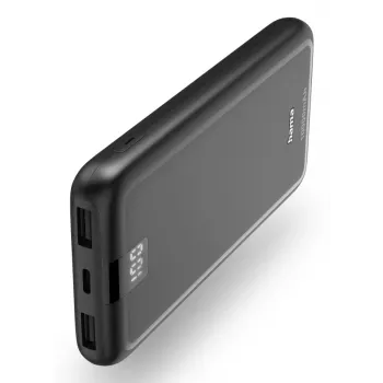 Hama 00201709 Batería externa Polímero de litio (LiPo) 10000 mAh Antracita