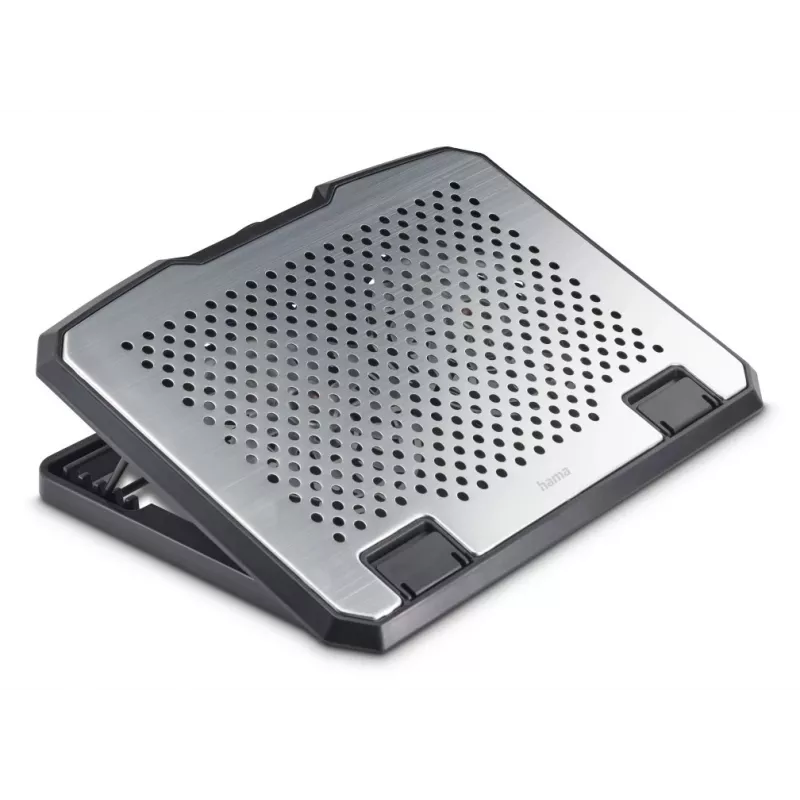 Base refrigeradora de aluminio para portátil Hama 39,6 cm (15,6