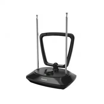 Antena de interior Hama Classic cable 2 m negra 105x150x195mm
