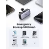 Batería externa UGREEN 35338, 5000 mAh, gris, batería portátil para smartphones, salida para un dispositivo
