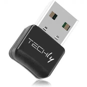 Techly IDATA USB-BLT5 Adaptador USB Bluetooth 5.0, negro