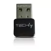 Techly IDATA USB-BLT5 Adaptador USB Bluetooth 5.0, negro