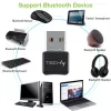 Techly IDATA USB-BLT5 Adaptador USB Bluetooth 5.0, negro