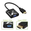 Adaptador de cable convertidor Techly HDMI a VGA negro 0,1 m 1920x1200 60 Hz