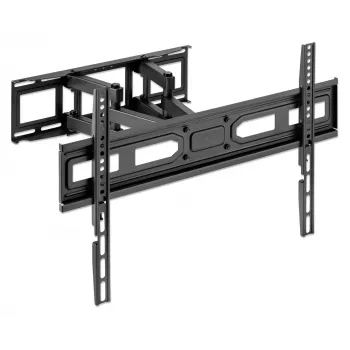 Soporte de pared para TV y monitor Manhattan Full Motion 1 pantalla 37-65 negro VESA 100x100 hasta 600x400mm máx. 40kg
