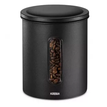 Recipiente de almacenamiento Xavax 00111275 negro 1 ud. 125x125x165 mm