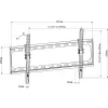 Soporte de pared para TV Techly ICA-PLB 261L 177,8 cm (70