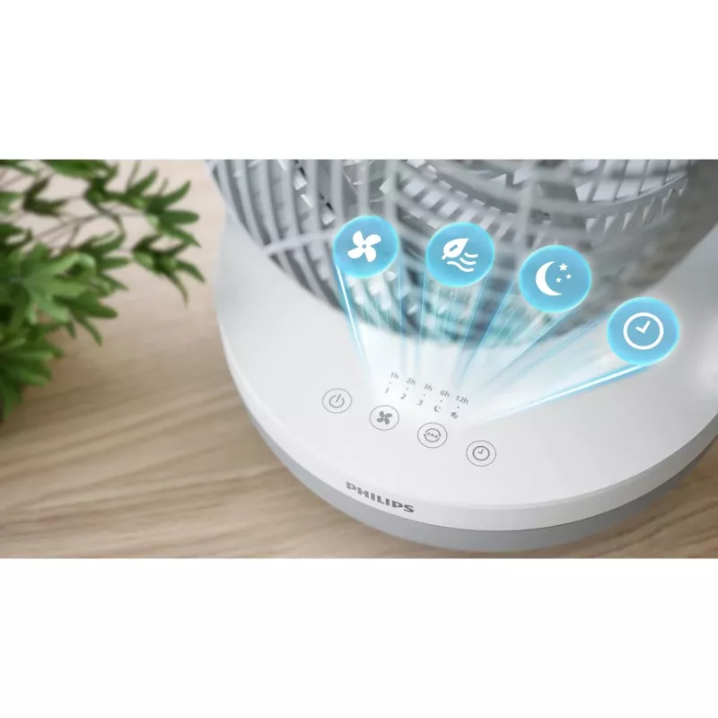 Ventilador doméstico Philips CX2050/00 blanco 24W ventilador de mesa AC