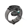 Hama Smartwatch 9000 00178627, 1,43 pulgadas (3,63 cm) AMOLED, GPS, almacenamiento de música, resistente al agua, correa de silicona, antracita