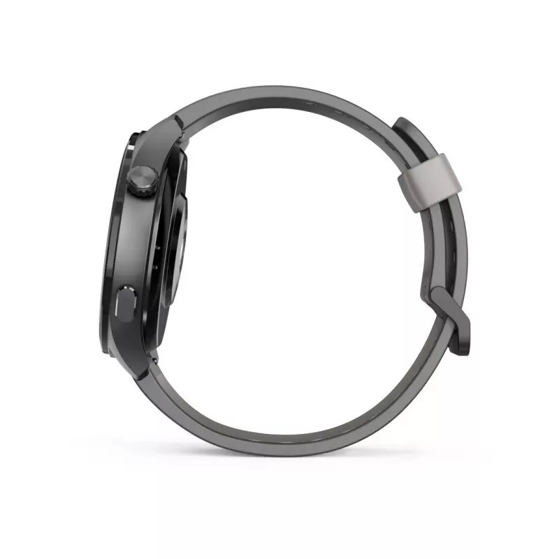 Hama Smartwatch 9000 00178627, 1,43 pulgadas (3,63 cm) AMOLED, GPS, almacenamiento de música, resistente al agua, correa de silicona, antracita