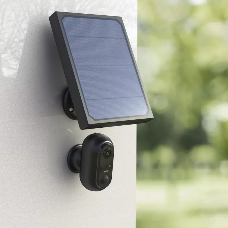 Cámara de vigilancia IP Hama 00176648 exterior inalámbrica negra 1080p