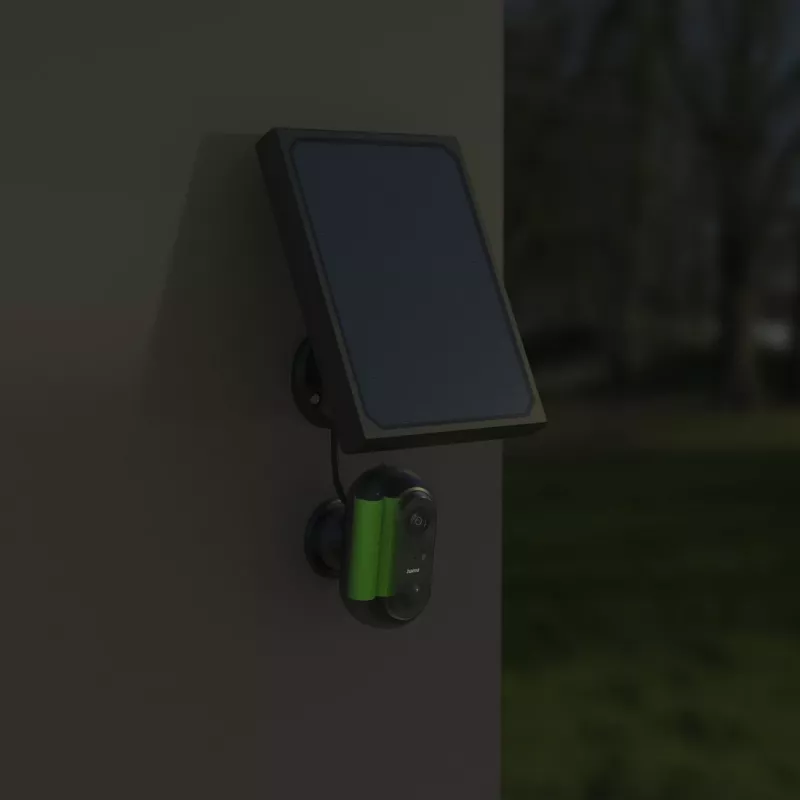 Cámara de vigilancia IP Hama 00176648 exterior inalámbrica negra 1080p
