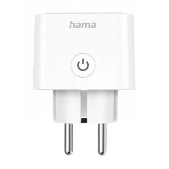 Enchufe inteligente Hama 00176654 3680 W interior inalámbrico Wi-Fi blanco