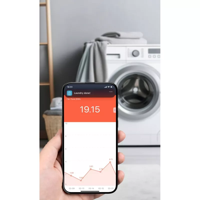 Enchufe inteligente Hama 00176654 3680 W interior inalámbrico Wi-Fi blanco