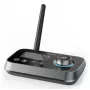 Transmisor/receptor de audio inalámbrico HAMA Link.it duo 3,5 mm, Bluetooth, 10 m de alcance, alimentación USB, negro