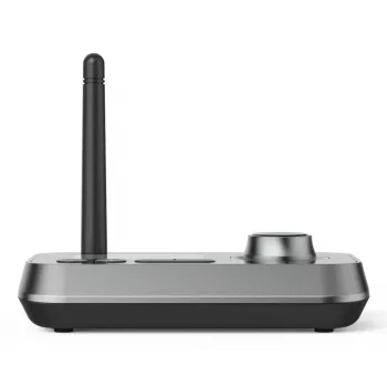 Transmisor/receptor de audio inalámbrico HAMA Link.it duo 3,5 mm, Bluetooth, 10 m de alcance, alimentación USB, negro