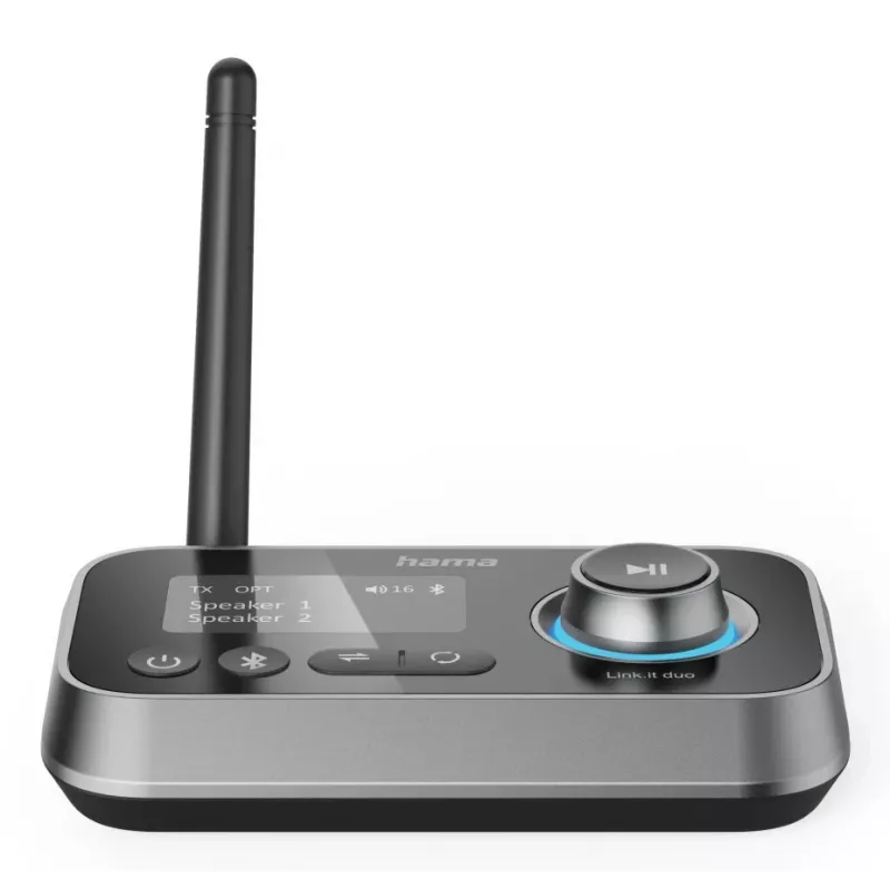Hama Link.it duo 00205322 transmisor/receptor de audio Bluetooth