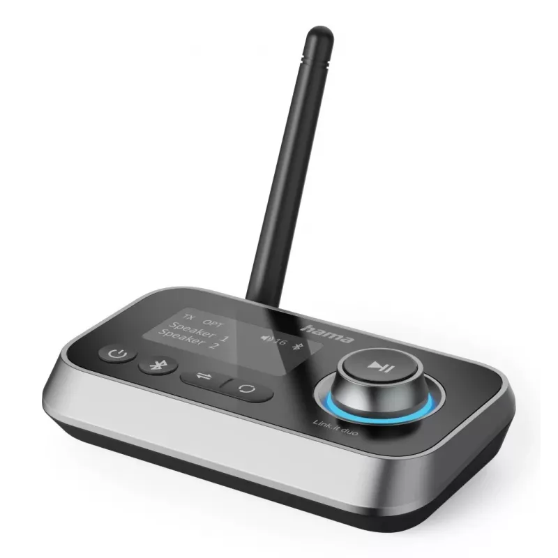 Hama Link.it duo 00205322 transmisor/receptor de audio Bluetooth