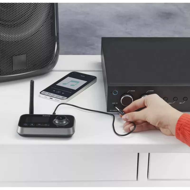 Hama Link.it duo 00205322 transmisor/receptor de audio Bluetooth