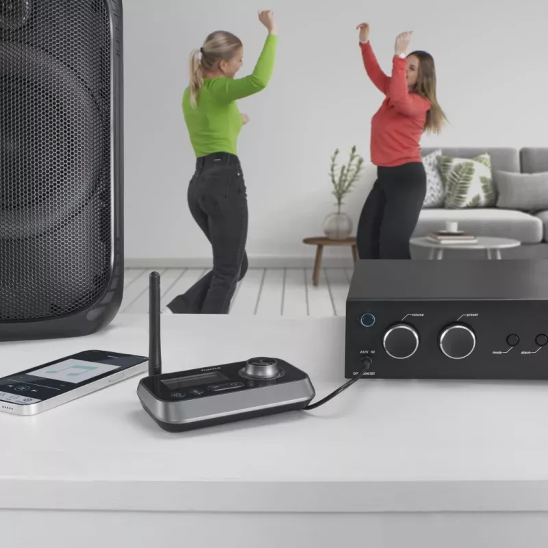 Hama Link.it duo 00205322 transmisor/receptor de audio Bluetooth