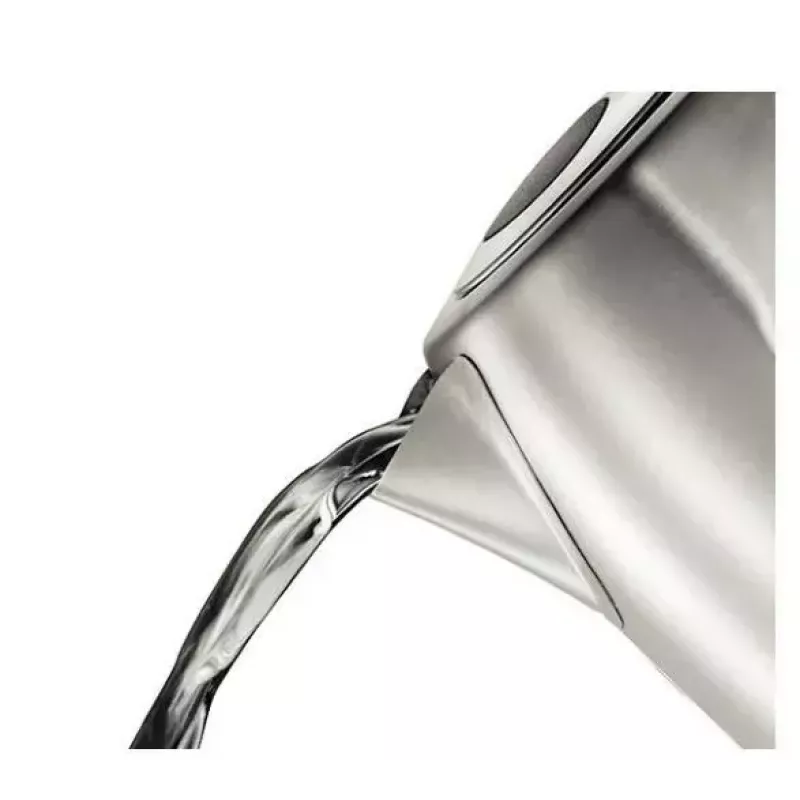 Hervidor eléctrico Russell Hobbs Quiet Boil 26300-70, 1,7 l, 2400 W, acero inoxidable, base giratoria, resistencia oculta, plateado