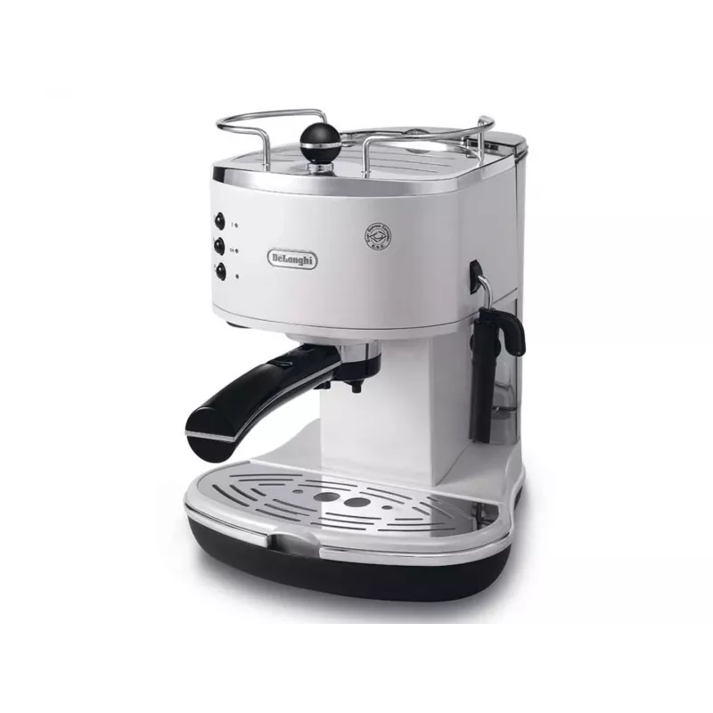 Cafetera espresso De’Longhi ECO 311.W — manual 15 bar, depósito de agua 1,4 L, 2 tazas, función de calentamiento, aparato de sobremesa