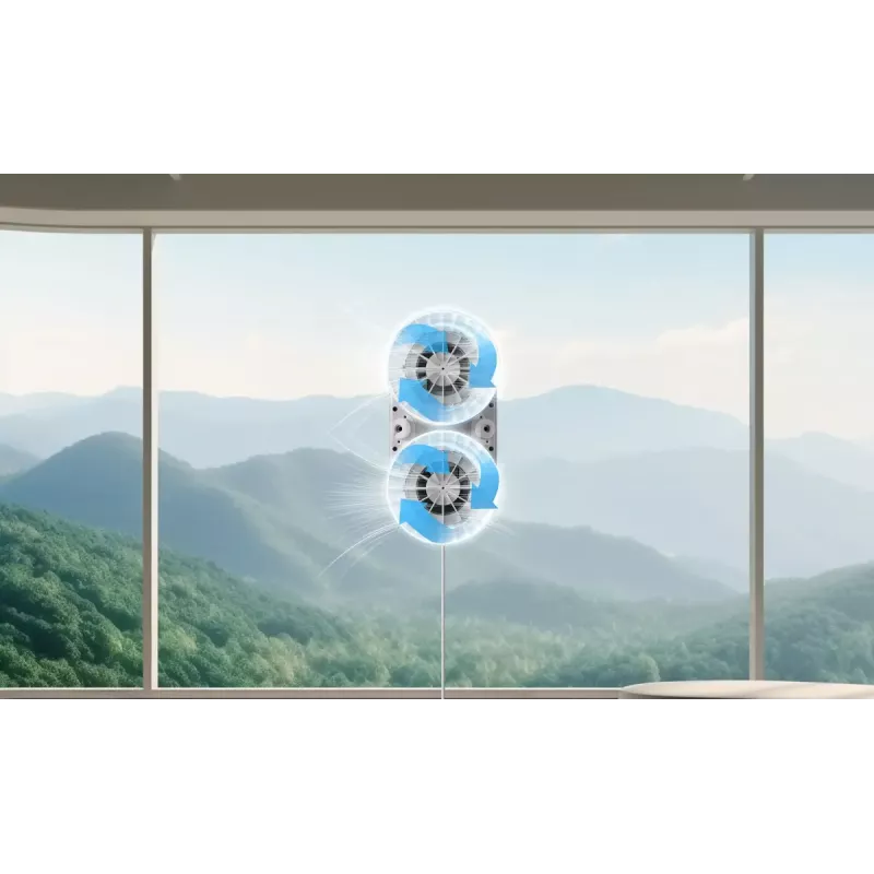 Robot limpiacristales HUTT DDC56 limpiacristales eléctrico blanco