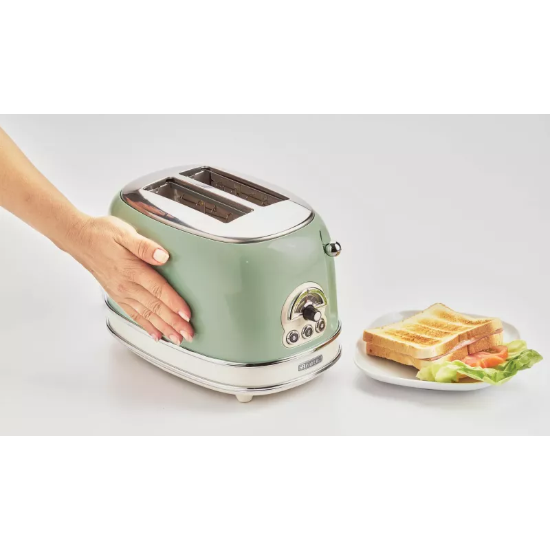 Ariete 0155/04 6 2 rebanadas 810 W verde