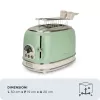 Ariete 0155/04 6 2 rebanadas 810 W verde