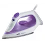 Plancha de vapor Braun TexStyle 1 SI 1080 suela cerámica 2000 W negra, morada