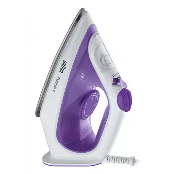 Plancha de vapor Braun TexStyle 1 SI 1080 suela cerámica 2000 W negra, morada