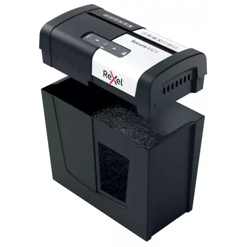 Destructora de papel de microcorte Rexel Secure MC3 Whisper-Shred P5