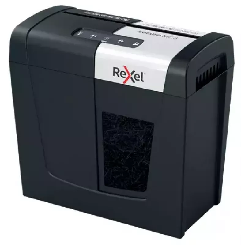 Destructora de papel de microcorte Rexel Secure MC3 Whisper-Shred P5