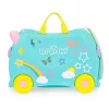 Maleta Trunki Una el unicornio 4 ruedas 18 L rosa turquesa amarillo