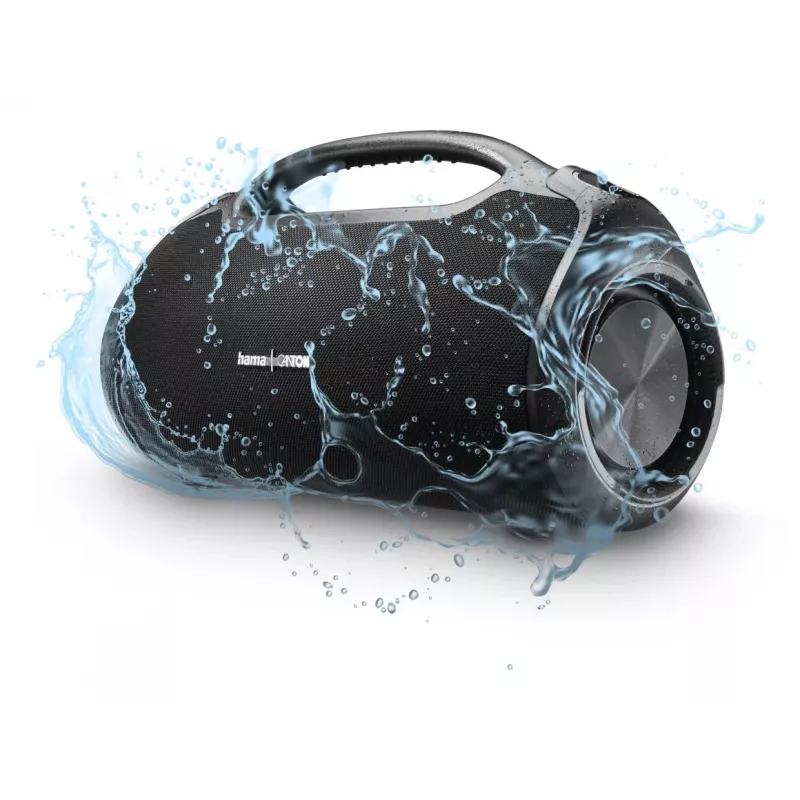 Altavoz de fiesta HAMA UltiMate Pro 120 W, inalámbrico Bluetooth, resistente al agua, batería integrada, carga USB-C