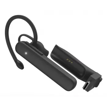 Auriculares con micrófono Hama MyVoice Station inalámbricos gancho de oreja oficina/call center Bluetooth negro