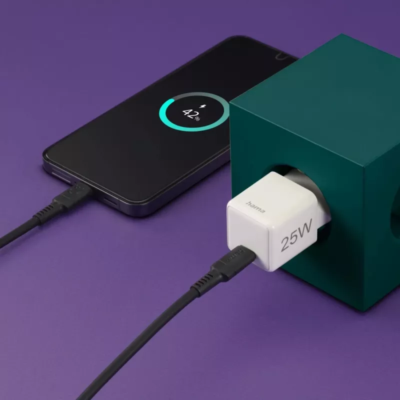 Hama 00201981 cargador móvil auriculares, powerbank, smartphone, tablet blanco AC carga rápida interior