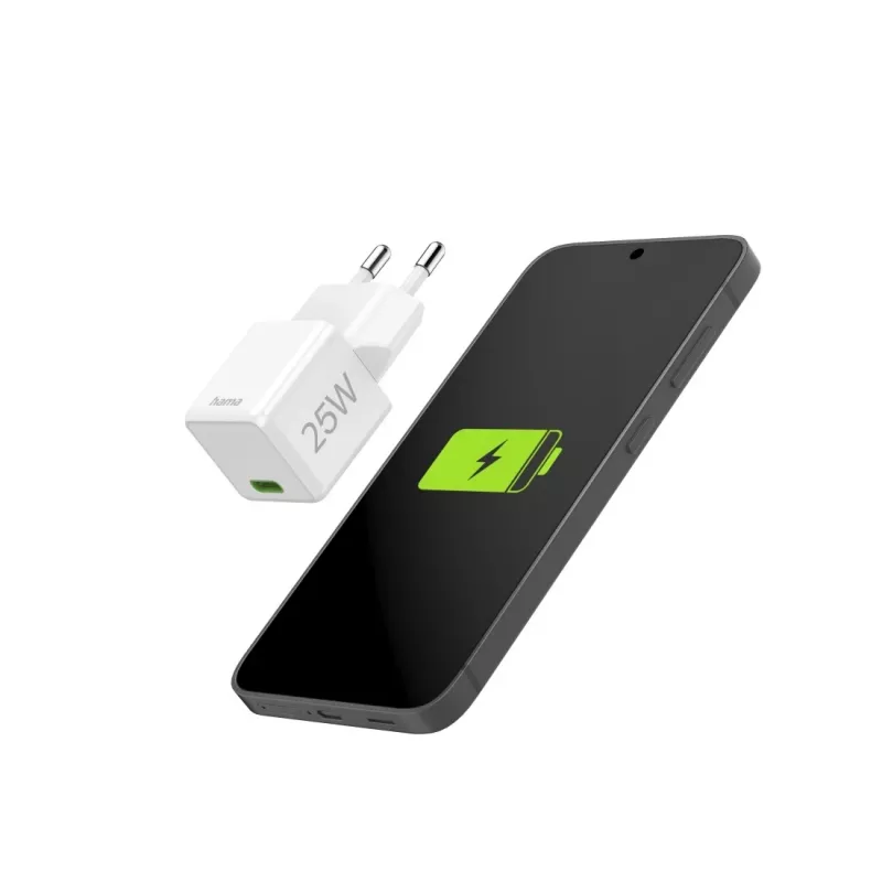 Hama 00201981 cargador móvil auriculares, powerbank, smartphone, tablet blanco AC carga rápida interior